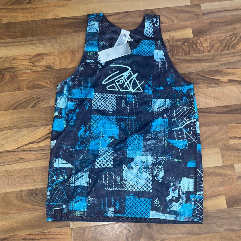New Adidas Dame Dollar Reversible Basketball Jersey